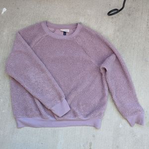 Fuzzy Lavender Sweater